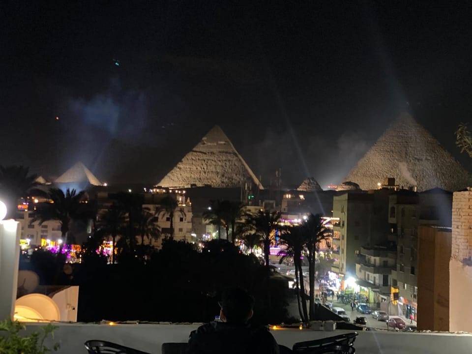 Nearby landmark, Night, City view