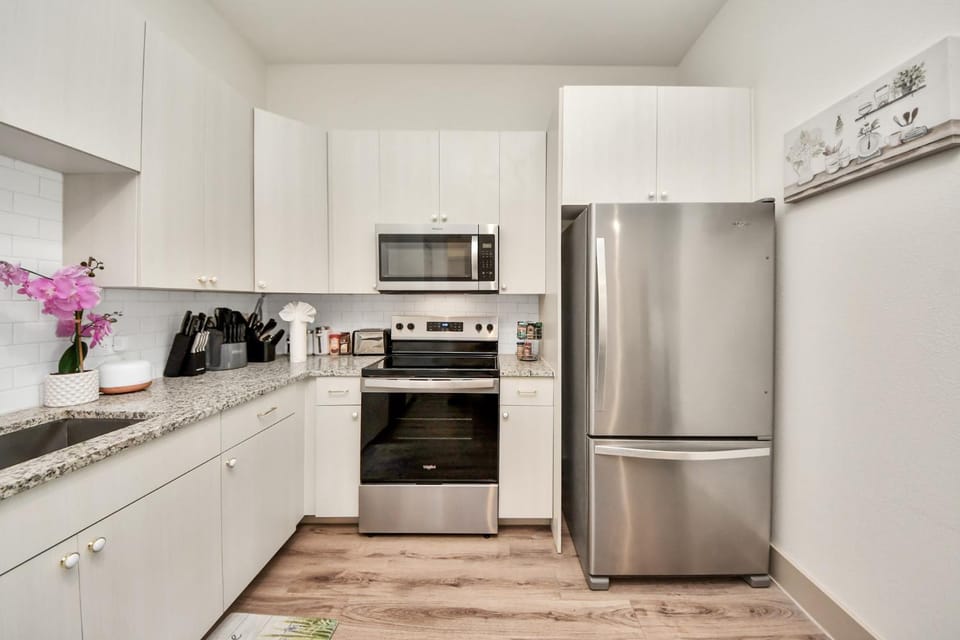 Luxury Houston Apartment Rooftop Pool, City Views & King Beds Near Downtown Apartment in Harris County