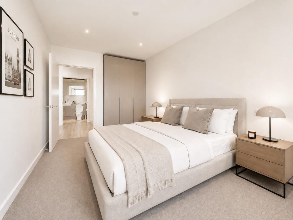 City Centre Designer Stay 2 Bed 2 Bath with Balcony Apartment in London Borough of Southwark