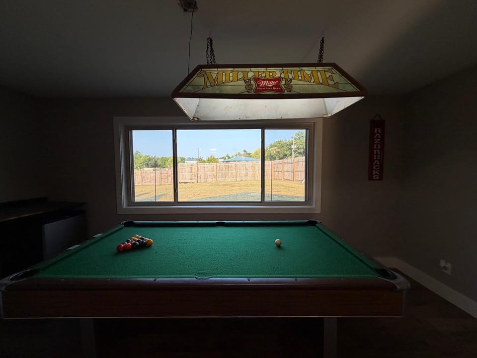 Billiard, Game Room, Garden view