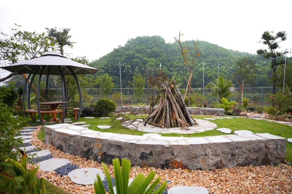 Natural landscape, Garden, Mountain view