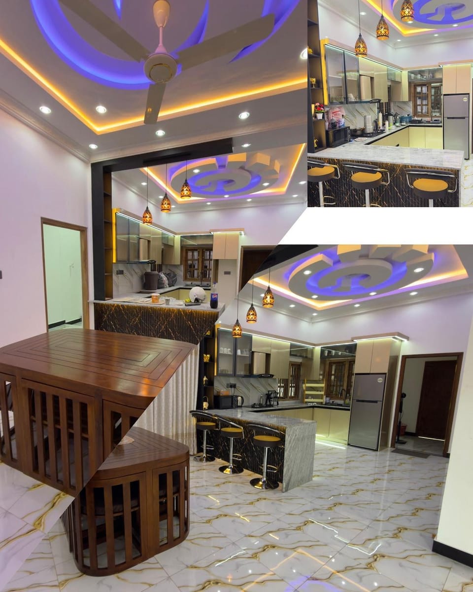 Living room, Lounge or bar, Seating area, Communal kitchen, kitchen, kitchen