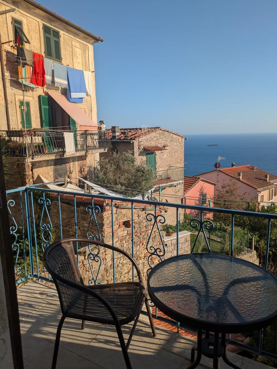 View (from property/room), Balcony/Terrace, Sea view
