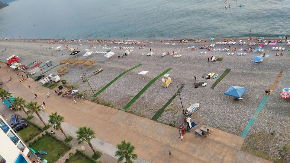 New flat 3 rooms Gonio first line near the sea 60 sq m Apartment in Batumi