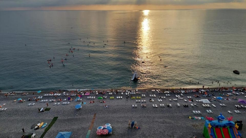 New flat 3 rooms Gonio first line near the sea 60 sq m Apartment in Batumi