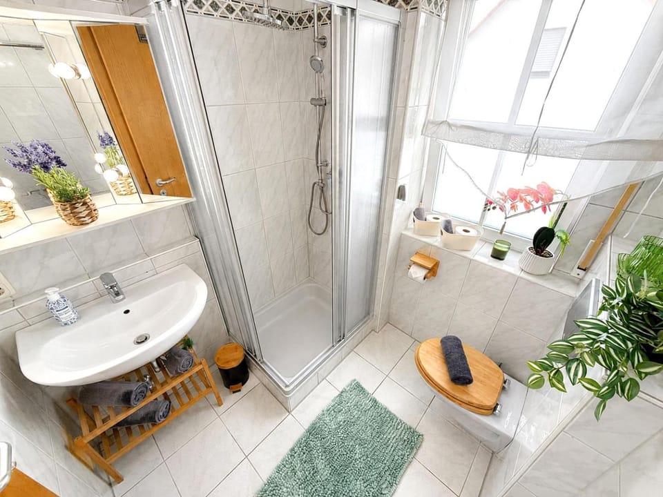 Shower, Bathroom, towels