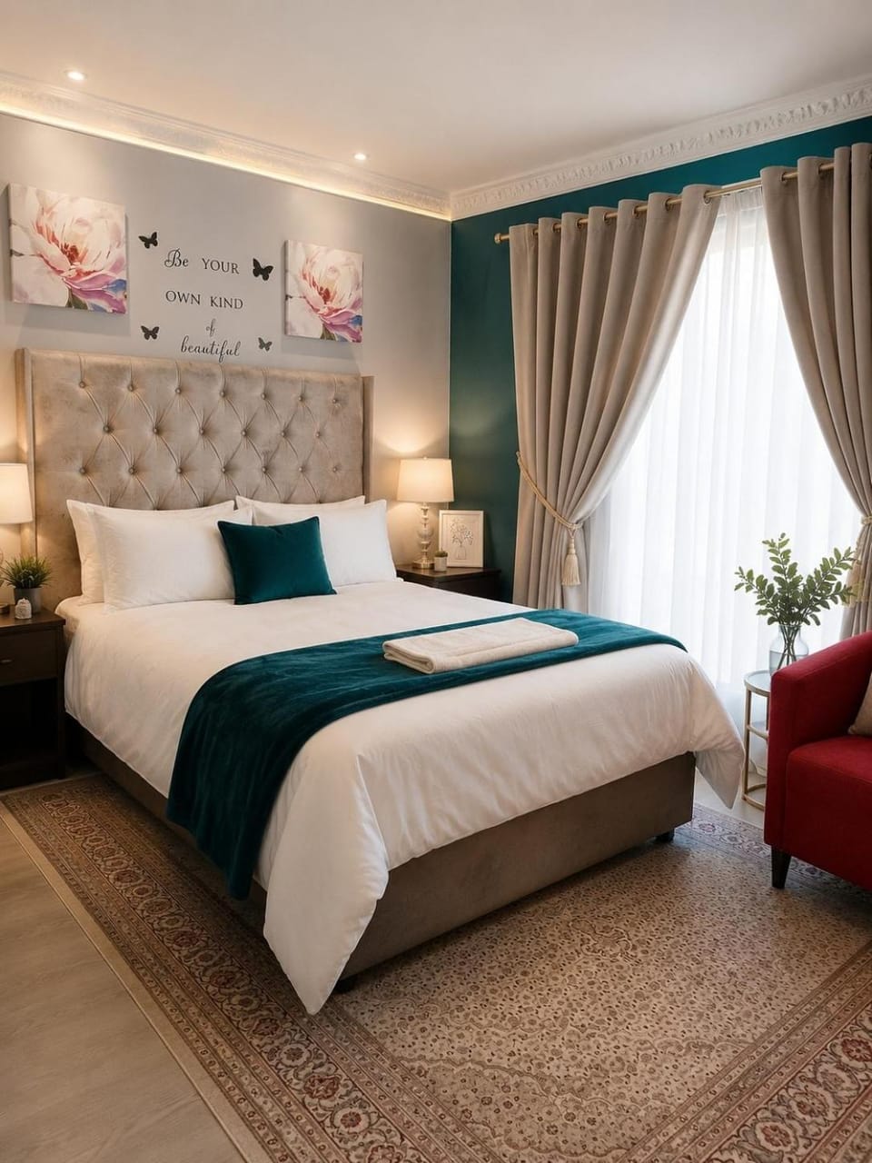 Bed, Photo of the whole room, Bedroom