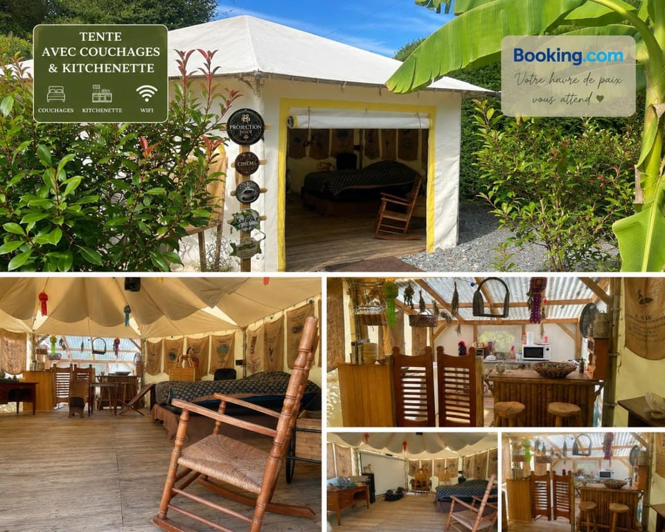 Exotisme au rendez-vous chez nous Campground/ 
RV Resort in Normandy