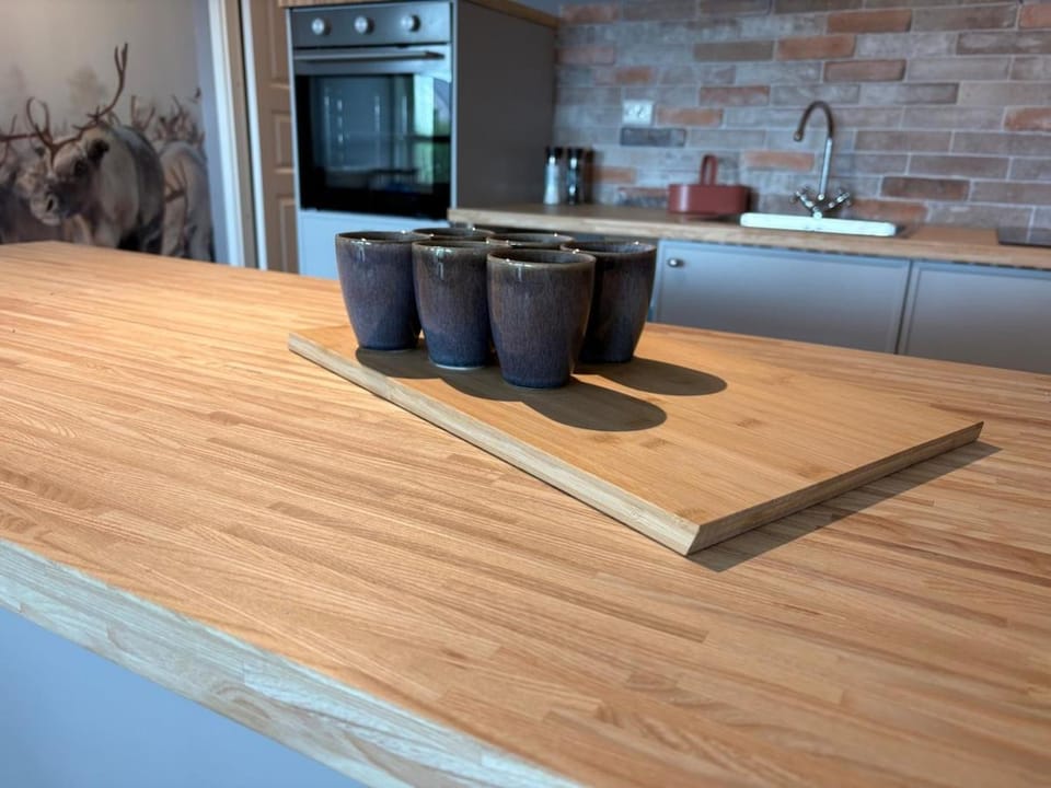 Modern holiday home on Kvaløya near Tromsø with Northern Lights and nature Apartment in Tromso