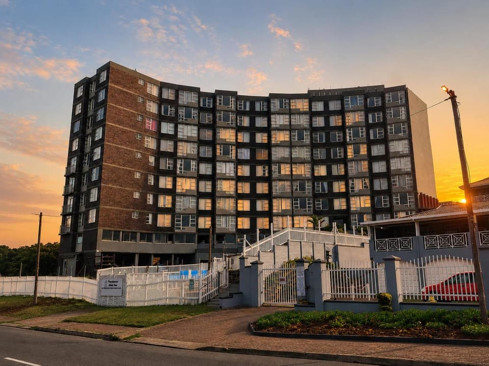 Property building, Sunset