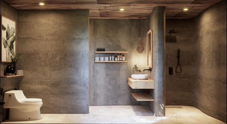 Bed, Bathroom, Photo of the whole room, Bedroom, towels