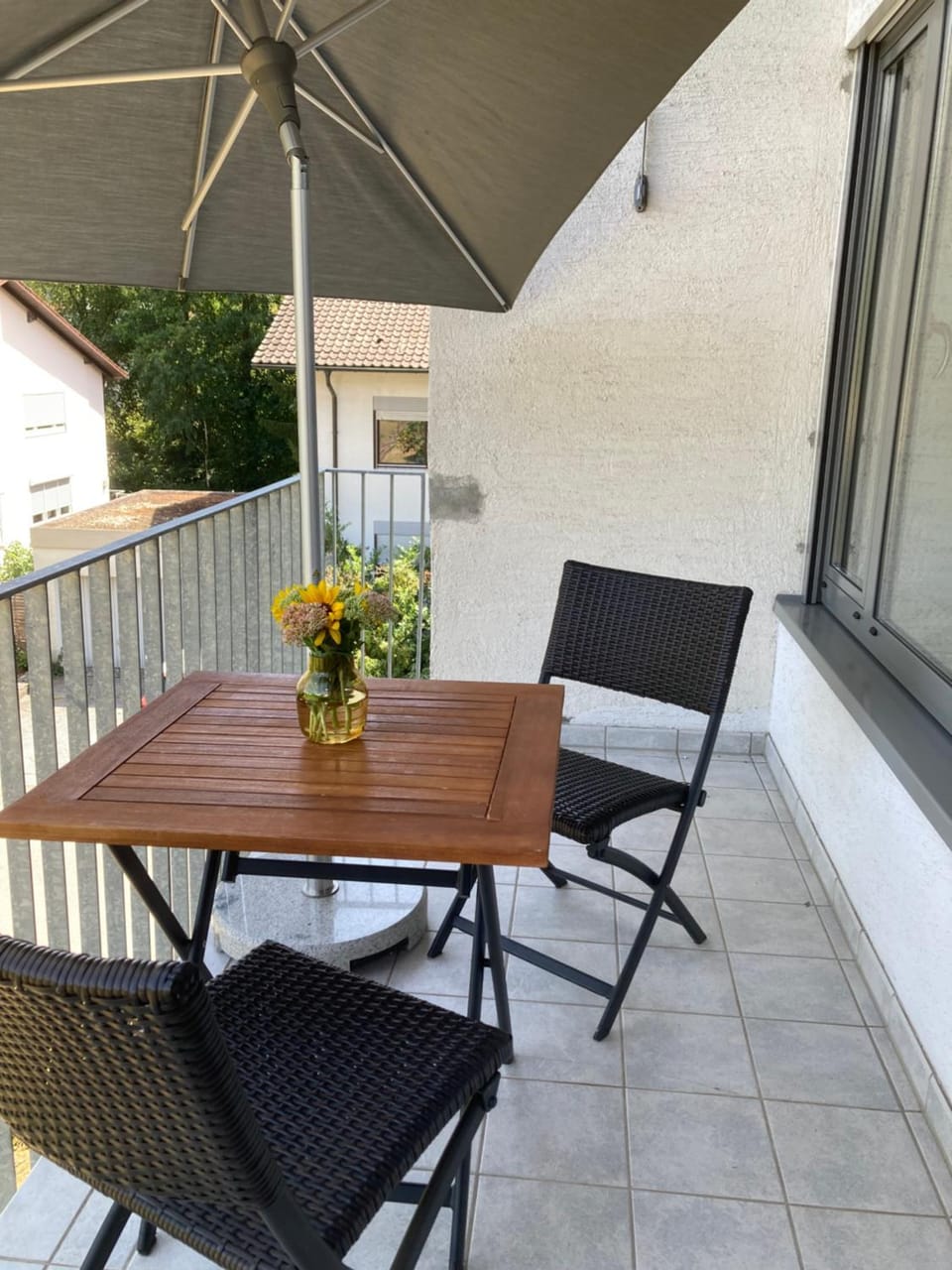 View (from property/room), Balcony/Terrace, Seating area, Dining area