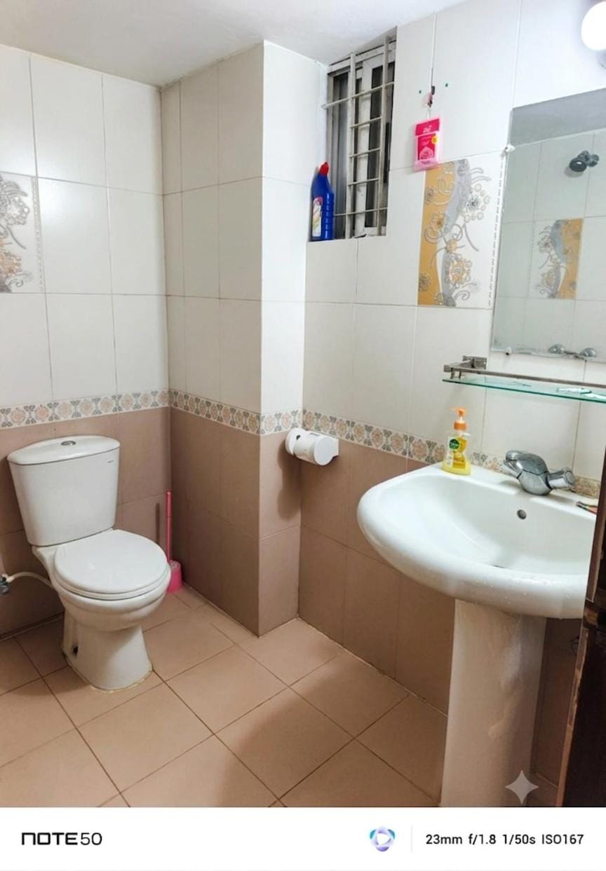R4 Cozy AC Private Bedroom with Attached Bath & Balcony at Bashundhara Bed and Breakfast in Dhaka