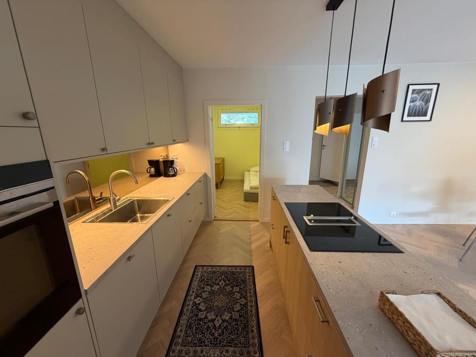 Modern and centrally located apartment with 2 bedrooms and a garage space with EV charger Apartment in Oslo
