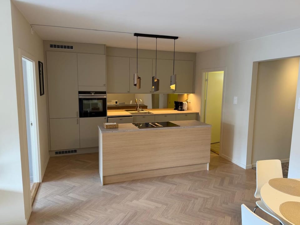 Modern and centrally located apartment with 2 bedrooms and a garage space with EV charger Apartment in Oslo