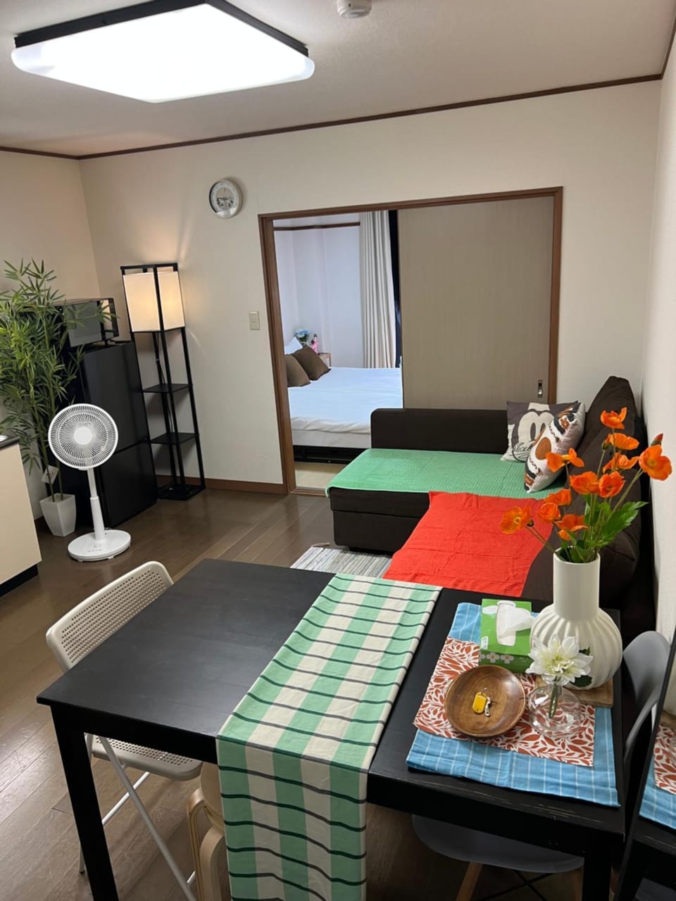 Skyhotel 晴空塔商圈观景阳台房 车站3分钟 直达机场 涉谷 迪士尼 上野 浅草202 Apartment in Japan