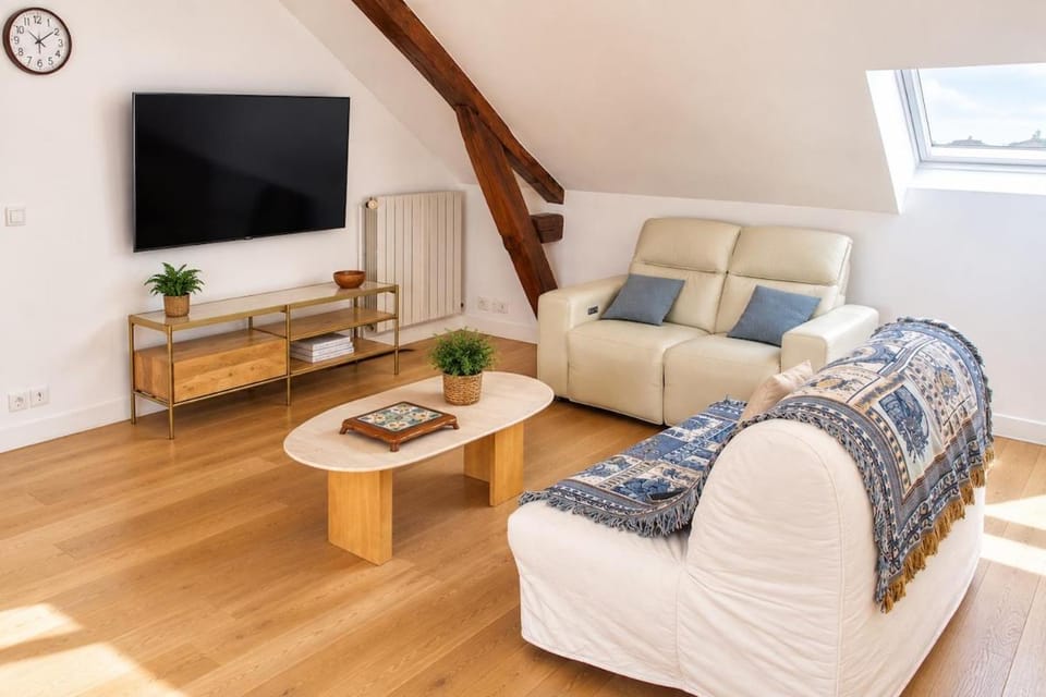 Château View - Air Conditioned - Downtown - Parking Apartment in Fontainebleau