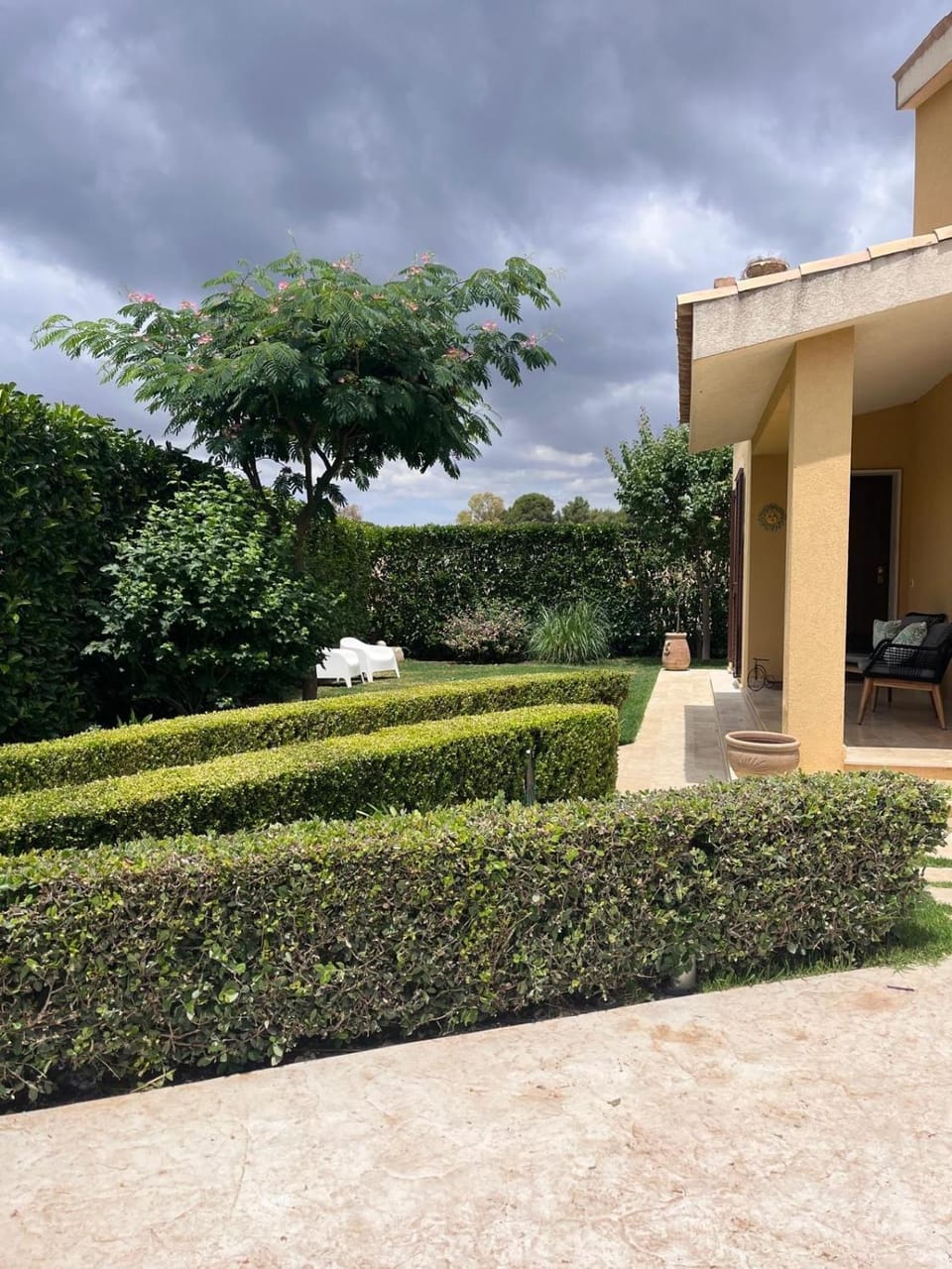 Property building, Garden, Garden view