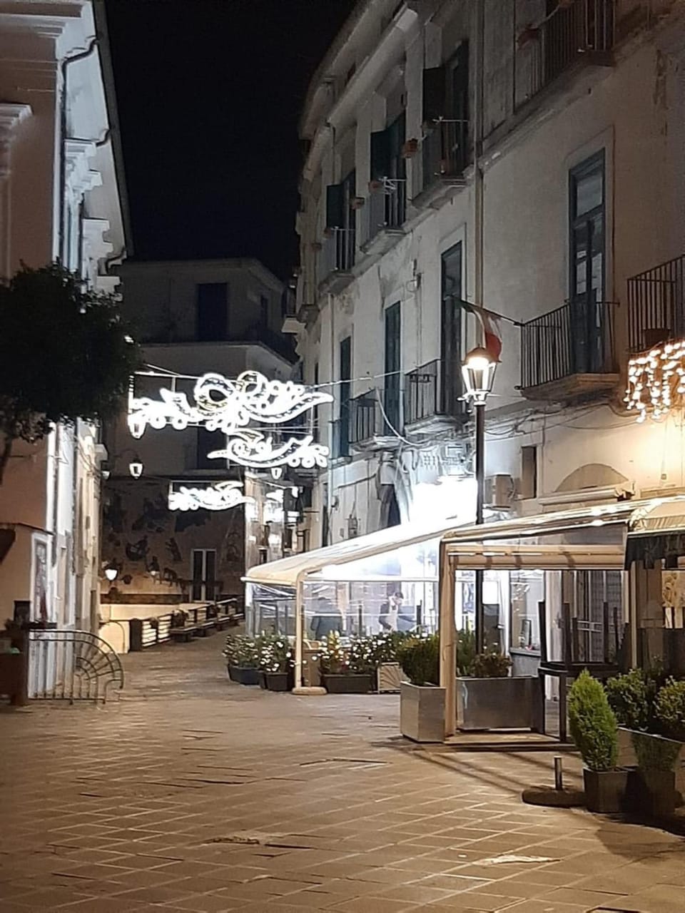 Night, City view, Location