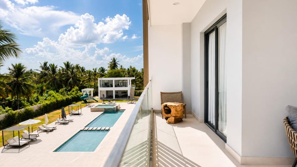 Bird's eye view, Balcony/Terrace, Swimming pool