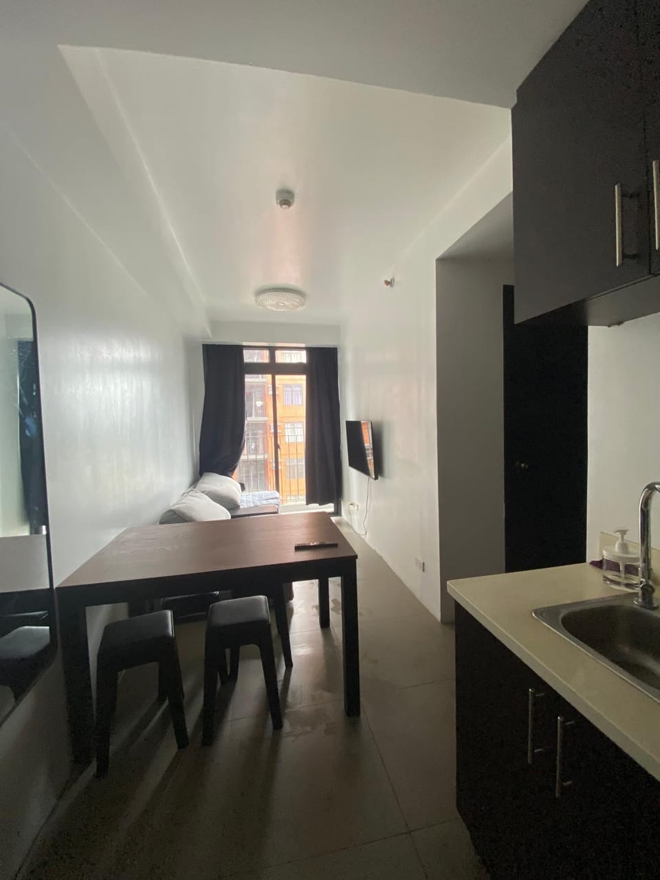Balcony/Terrace, Kitchen or kitchenette, Photo of the whole room, Dining area