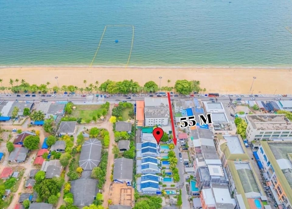 jomtien beach 50M,Blue tropical villa Villa in Pattaya City