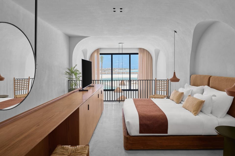 Bed, View (from property/room), Bedroom, Sea view