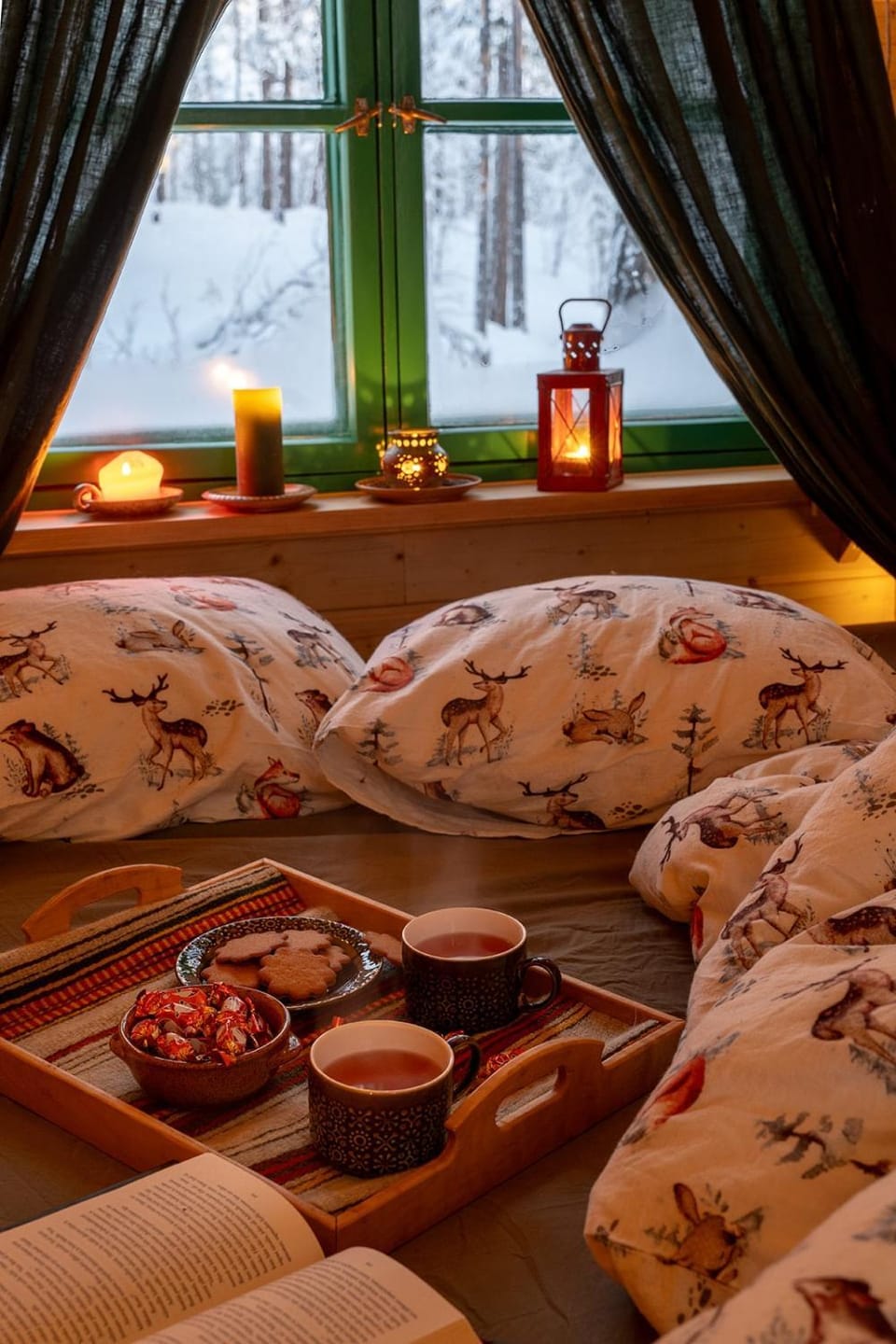 Cozy a-frame in the woods Chalet in Lapland
