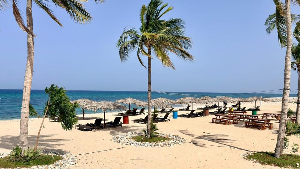 Day, Natural landscape, Beach, Sea view, sunbed