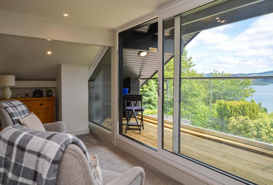 Balcony/Terrace, Living room, Seating area, Sea view