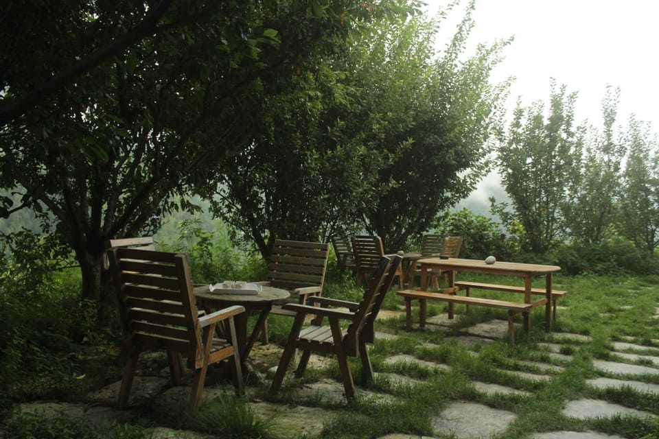 Seating area, Sunset