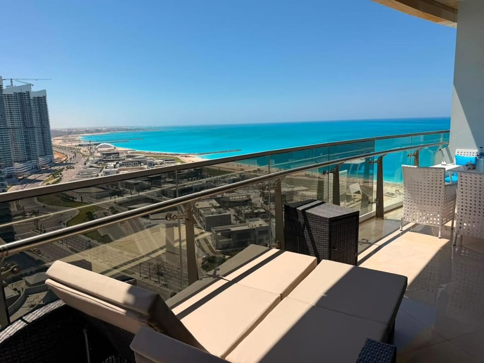 Sea View 1BR at Alamein Towers Apartment in Egypt