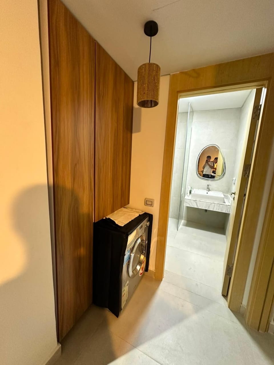 Photo of the whole room, wardrobe