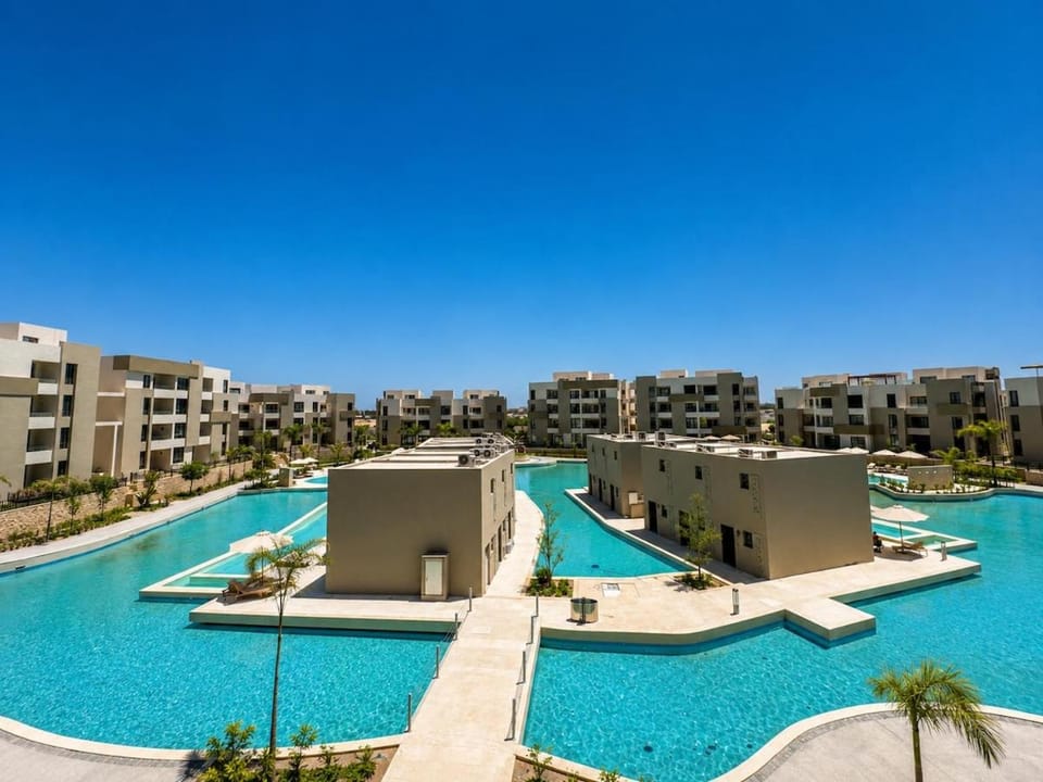 2BDR Chalet Pool view l Zahra Sidi Abd El Rahman Apartment in Egypt