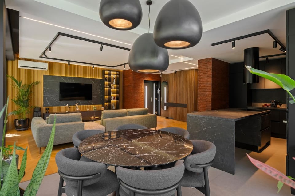 Communal lounge/ TV room, TV and multimedia, Kitchen or kitchenette, Living room, Seating area, Evening entertainment