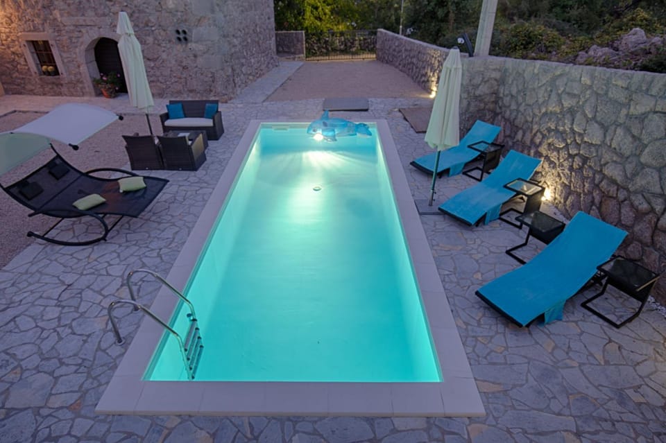 Modern villa with pool, quiet aria, privacy, nice garden - by TRAVELER Krk agency ID 2138 Villa in Krk