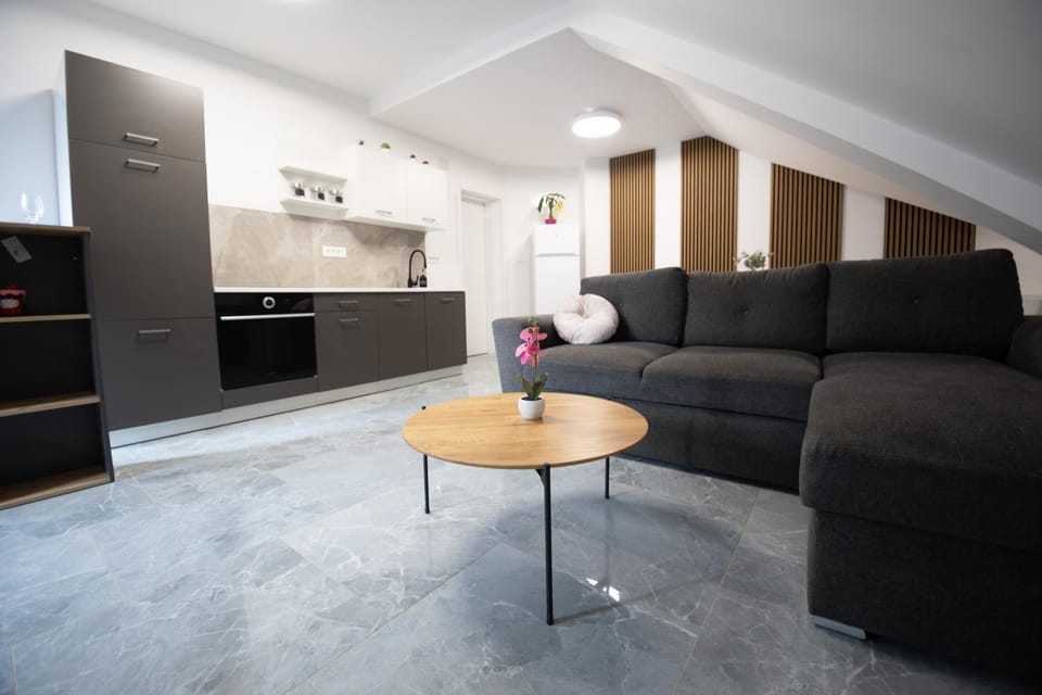 Kitchen or kitchenette, Living room, Seating area, pet friendly