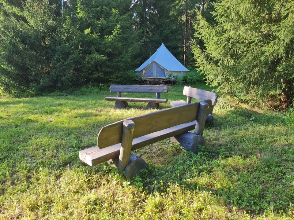 Raja metsaglämping Luxury tent in Estonia
