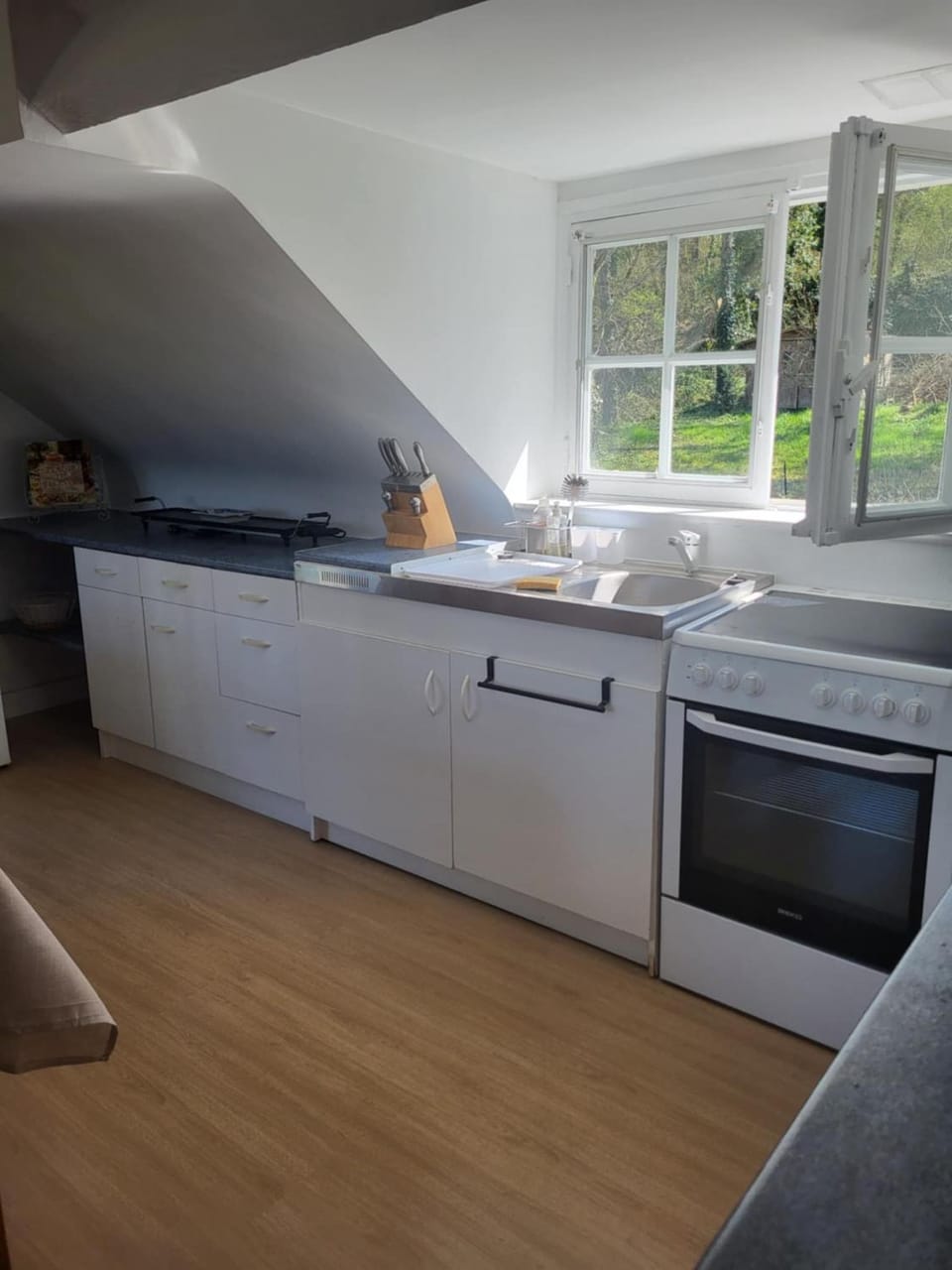 Property building, Kitchen or kitchenette, Living room