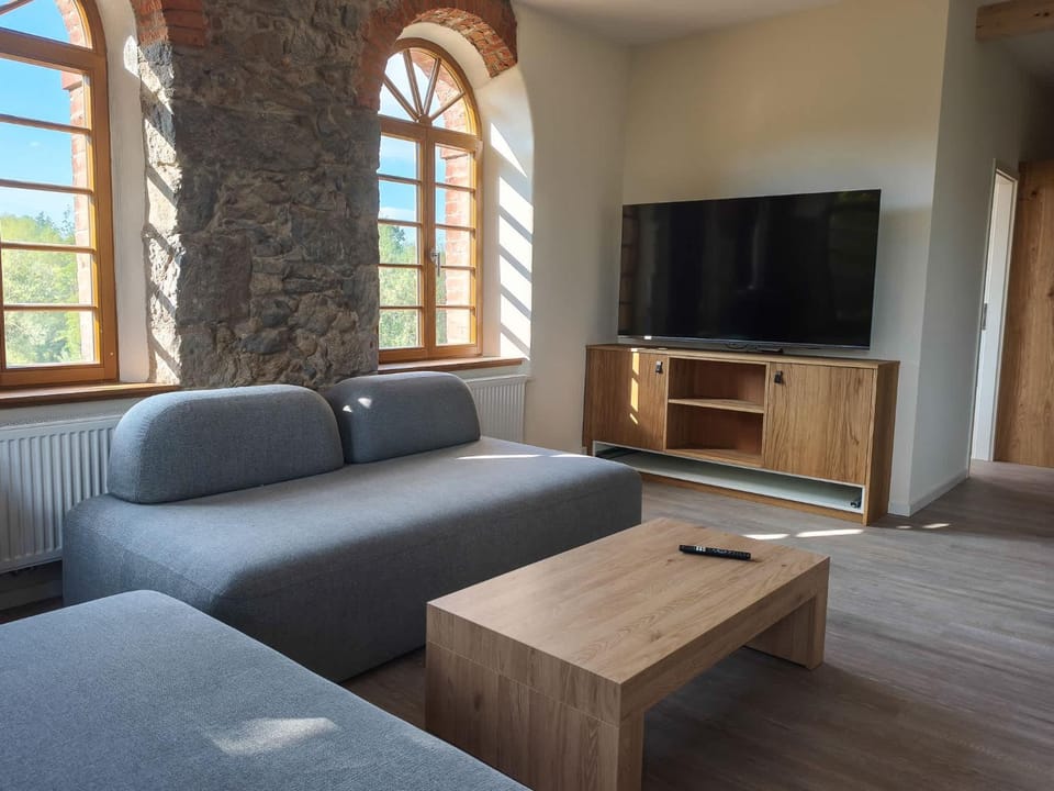 Großzügige FeWo mit Sauna, Kamin, XL-Tafel für Gruppen Apartment in Saxony