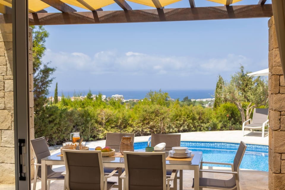 Serenity Sea View Villa 3 bedroom Villa in Paphos