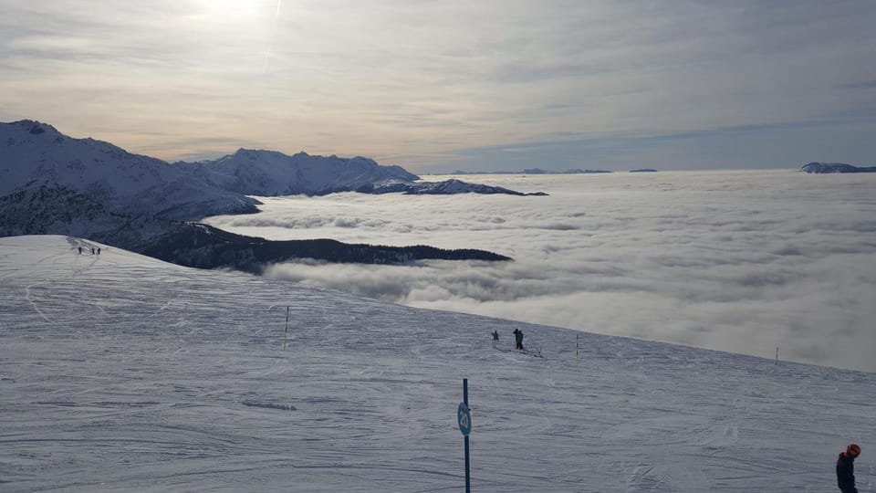 Day, Natural landscape, Winter, Skiing