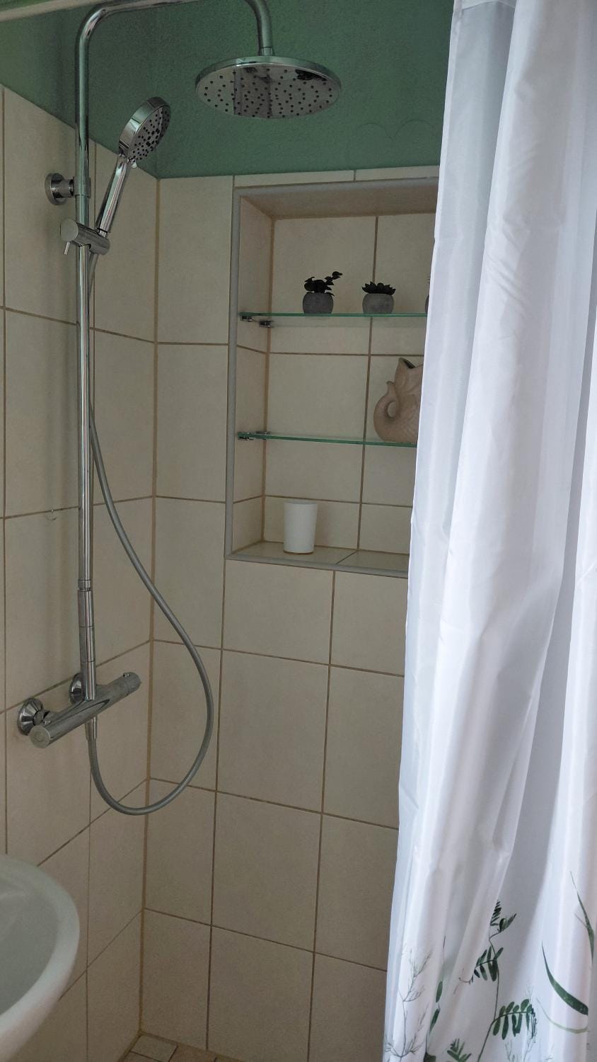 Bathroom, Living room