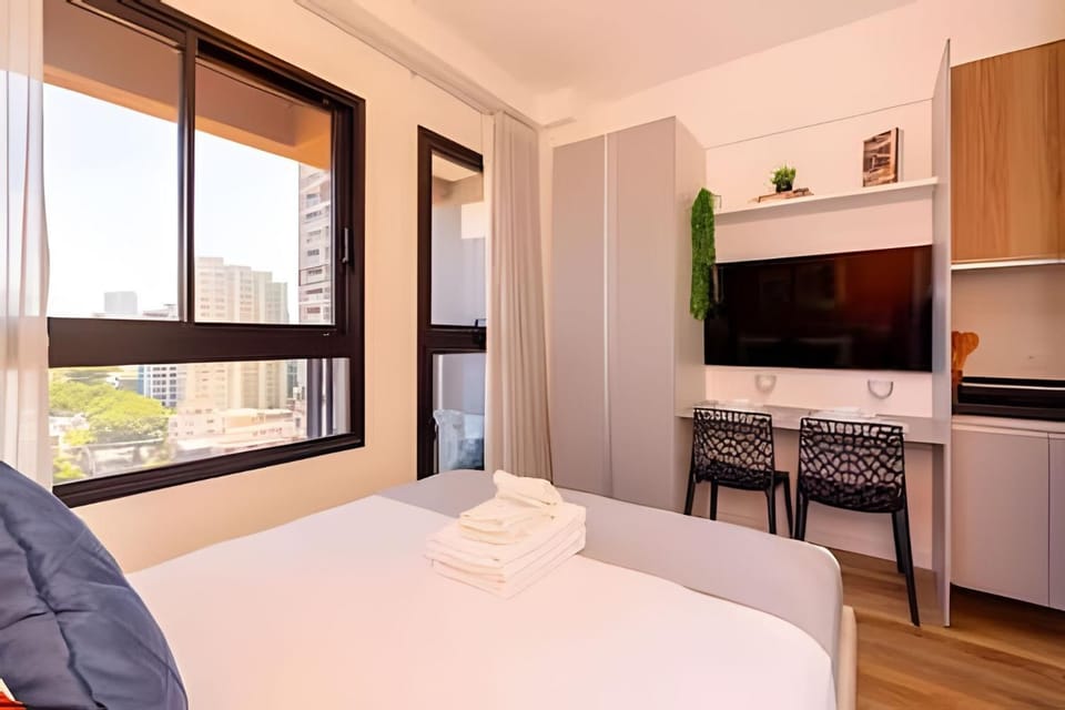 Studio Vila Mariana - Metrô a 12 min e Academia Apartment in Sao Paulo City