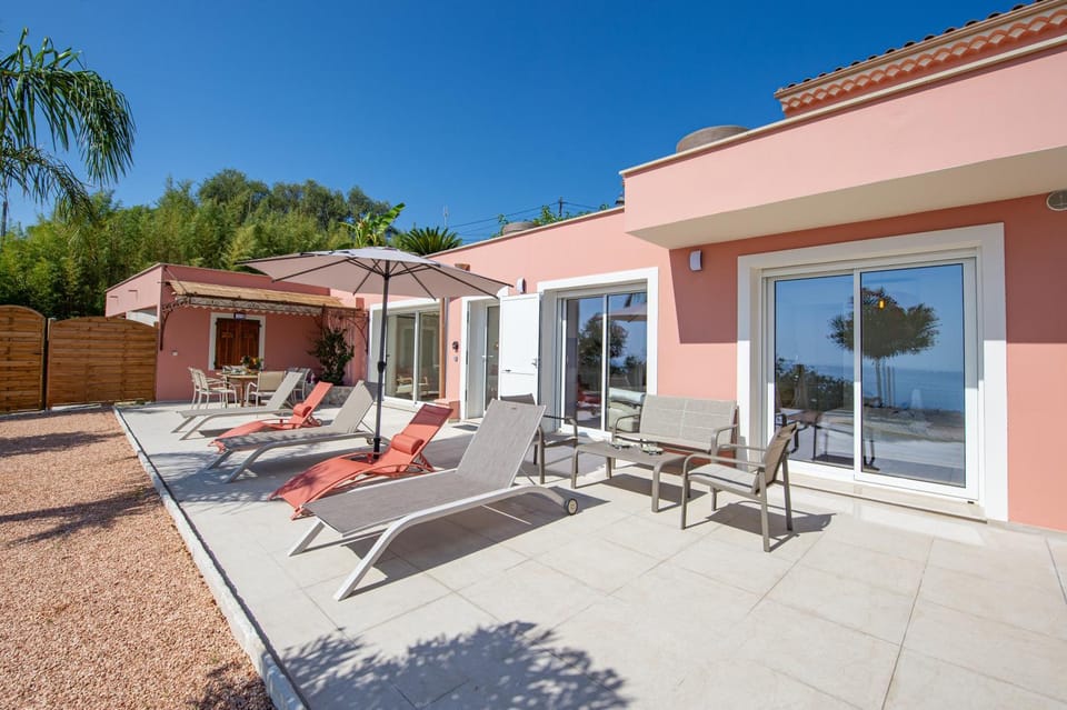 Property building, Patio, Spring, Day, View (from property/room), Balcony/Terrace, sunbed