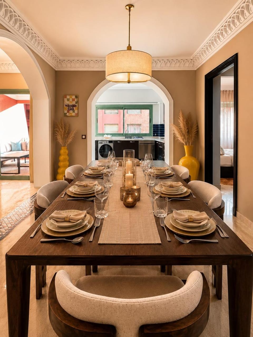 Jardin Terracotta Elegance and softness in Marrakesh Apartment in Marrakesh