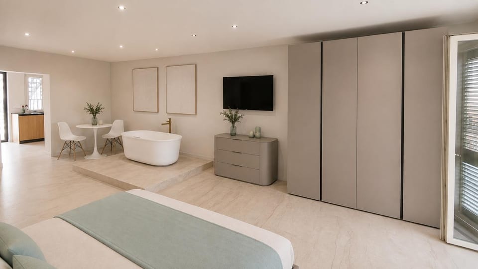TV and multimedia, Photo of the whole room, Seating area, Dining area, wardrobe
