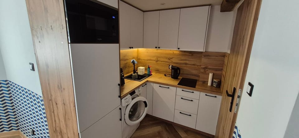 Coffee/tea facilities, Kitchen or kitchenette, oven, stove, washing machine, dryer