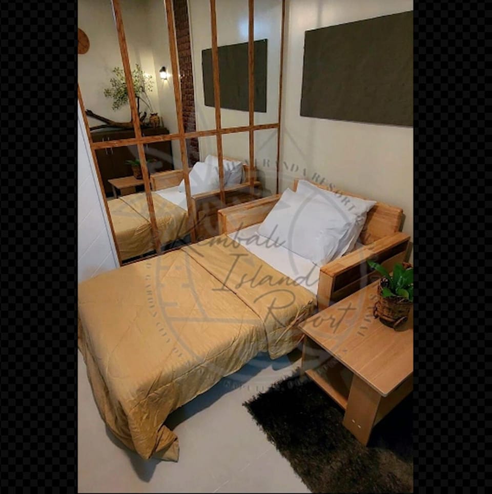 Bed, Living room, Seating area, Bedroom