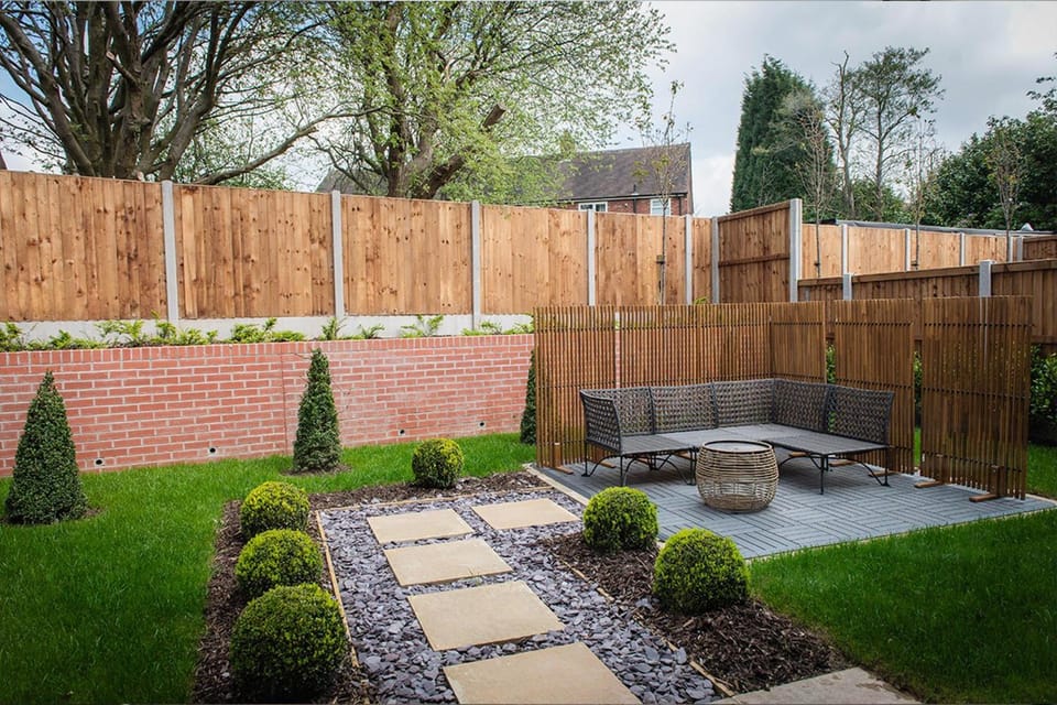 Patio, Spring, Day, Garden, Garden view